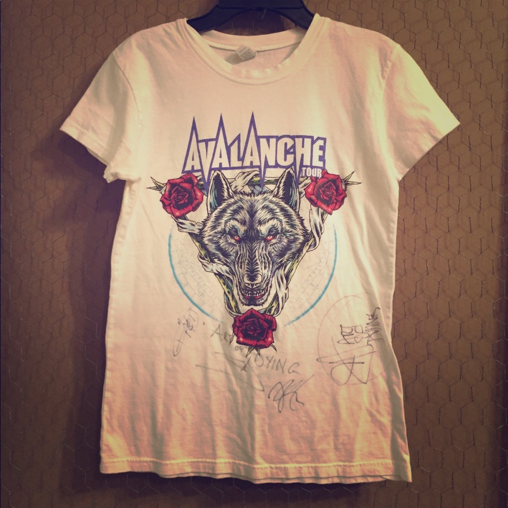 Art Of Dying Avalanche Tour Signed T-shirt 2011